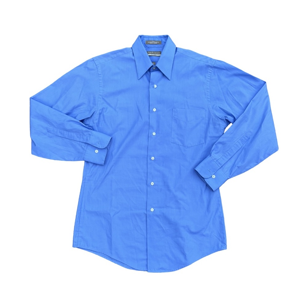 Van Heusen | Collared Button Down Fitted Dress Sh… - image 1